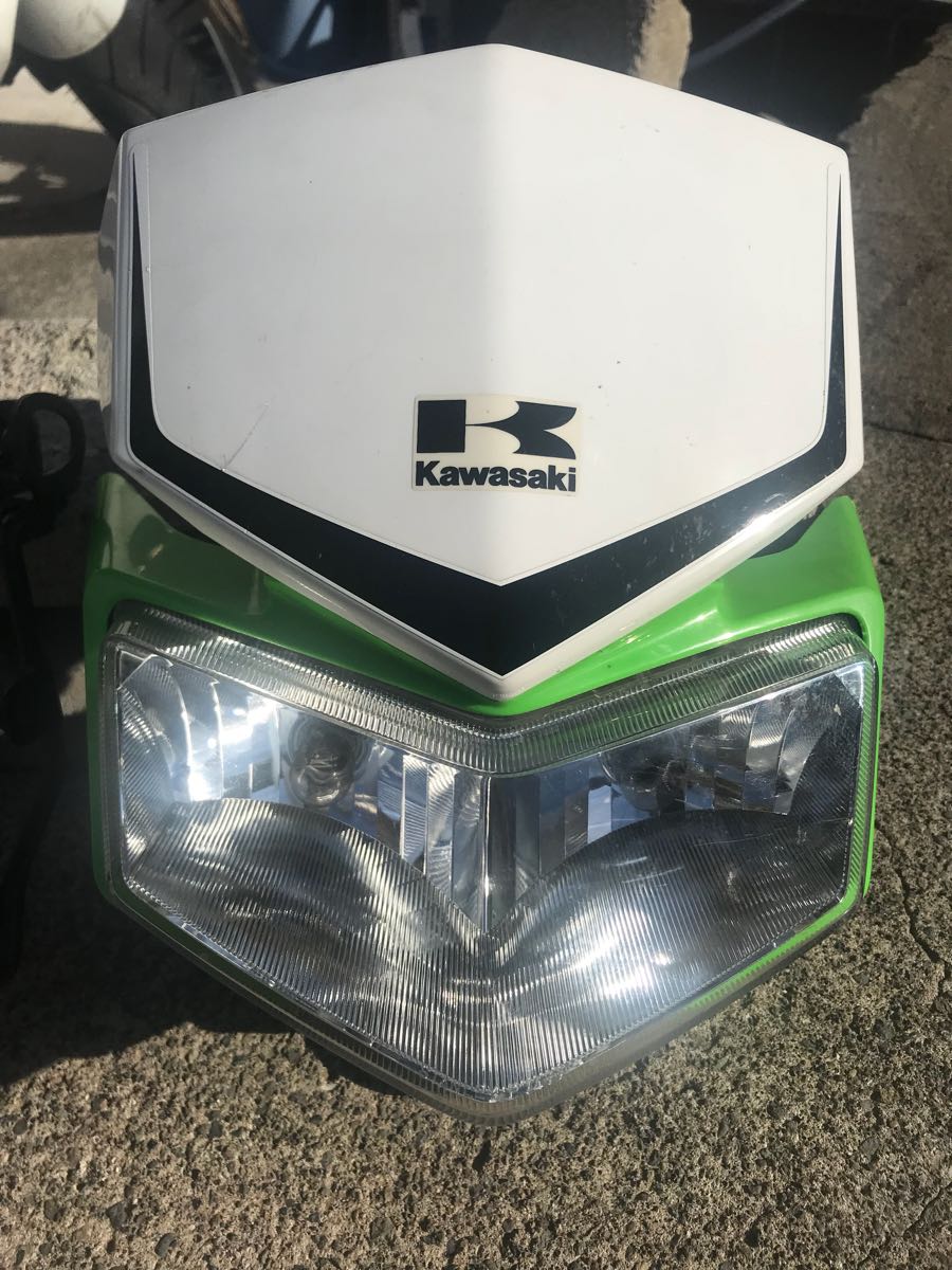 dトラッカー klx250純正ライトマスク 取り付けステー付き 【公式通販】