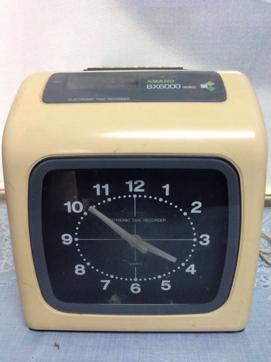 AMANO アマノ タイムレコーダー BX2000 電子タイムレコーダー BX 0