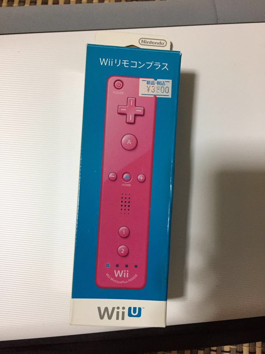 wii U wiiリモコンプラス ピンク_1