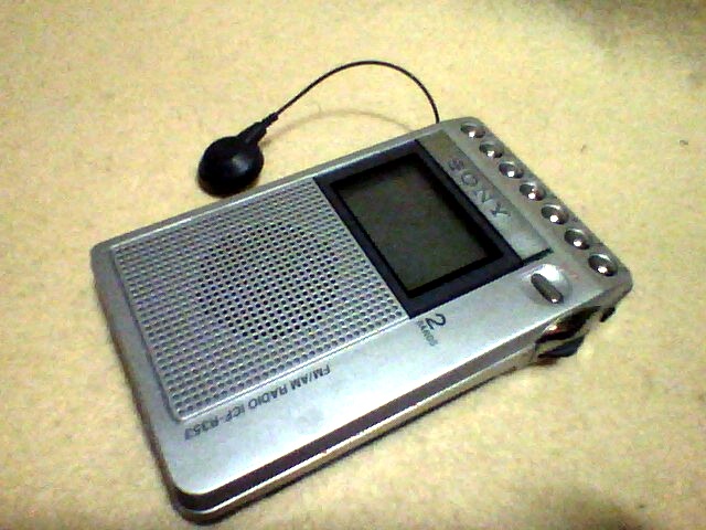 SONY ソニー ICF-R353 FM⁄AMポケットラジオ 動作 SONY ICF-R353