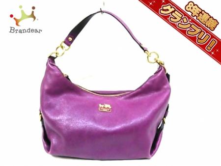コーチ COACH バッグ ショルダーバッグ レザー パープル 14304 