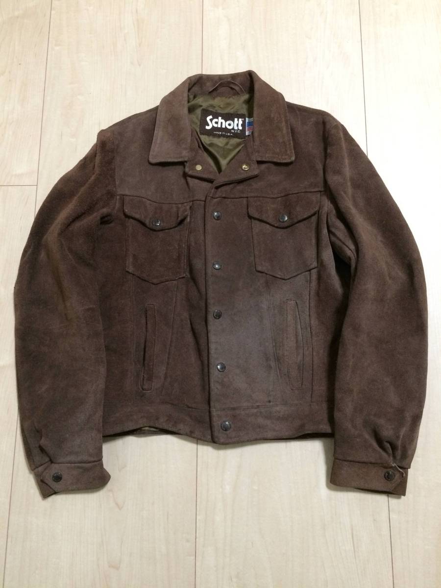 ショット SCHOTT スウェードジャケット レザージャケット ライダース