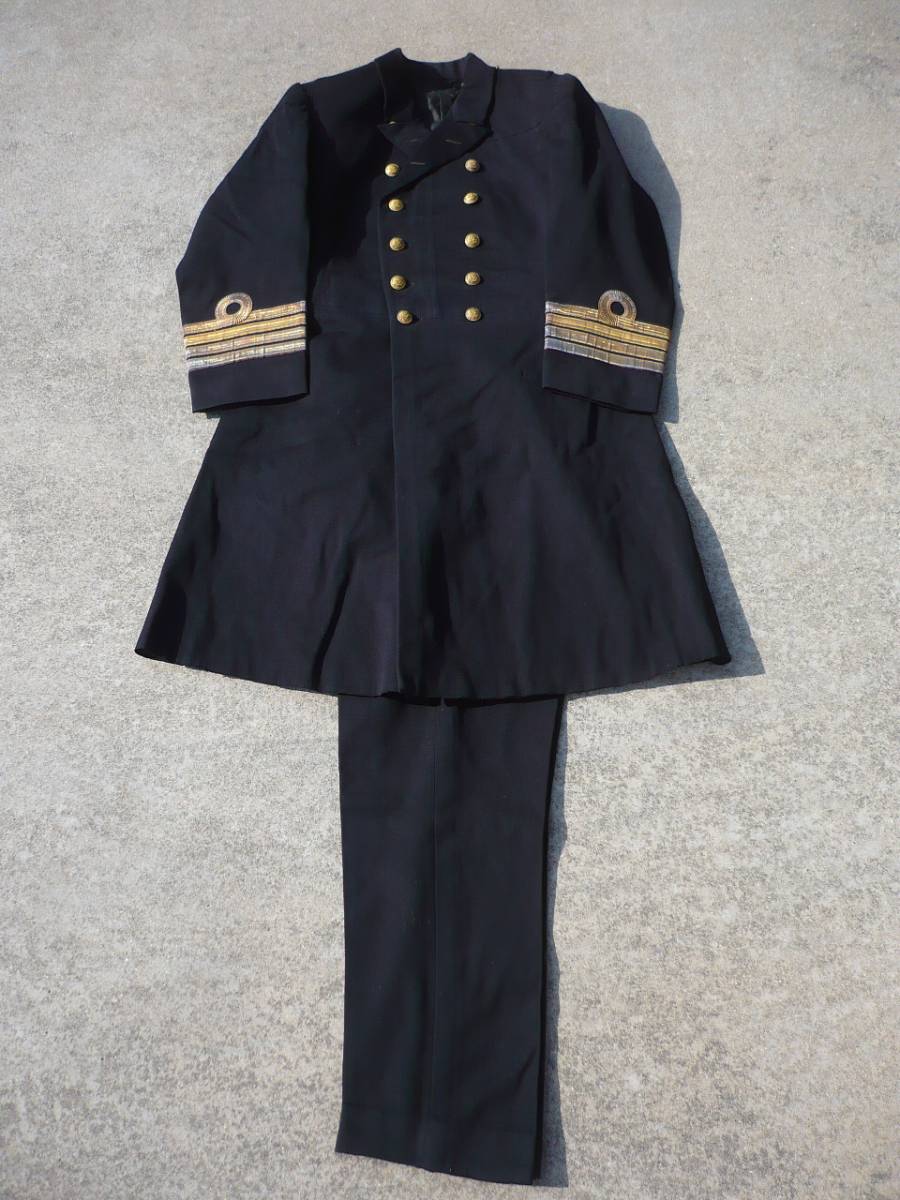 ☆ ミリタリー／ 海軍機関大佐 大礼服 軍服／ モール多数 旧日本軍