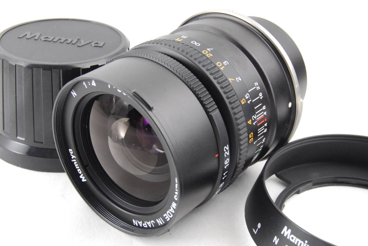 ★希少・美品★ Mamiya N 65mm F4 L マミヤ 中判レンズ 極上美品♪ MAMIYAマミヤ N 65mm f4 L ♪ MAMIYA 7用レンズ ♪