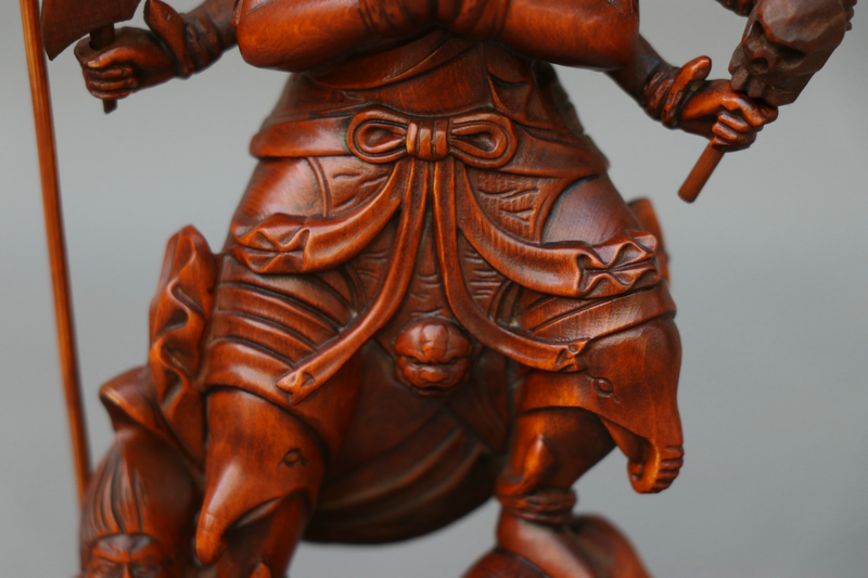 木彫りの虎 Wood carving ツゲ の 木 sculpture Amazon co jp 彫刻され