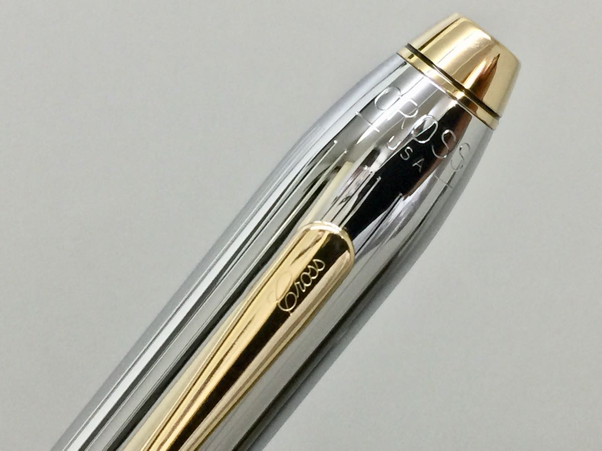 CROSS クロス タウンゼント 金張り 万年筆 18Kペン先 細字F