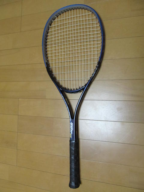 良品【YONEX】ヨネックス NANO FORCE 300V ナノフォース300V ブラック×ブルー XFL0 前衛 初級・中級 USED 生産終了品 人気カラー・モデル