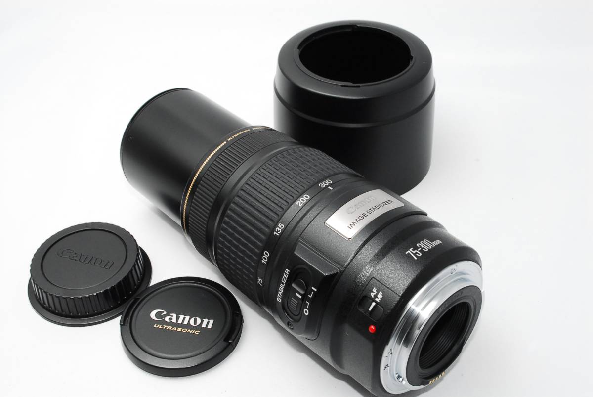 ​✨極美品級✨Canon EF 75-300mm Ⅱ型 超望遠レンズ 新品/在庫あり CANON キヤノン EF 75-300mm f4-5.6 IS ☆超望遠ズーム