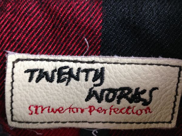 3885☆TWENTY WORKS【本革】レザーシングルライダースジャケット 黒 S 