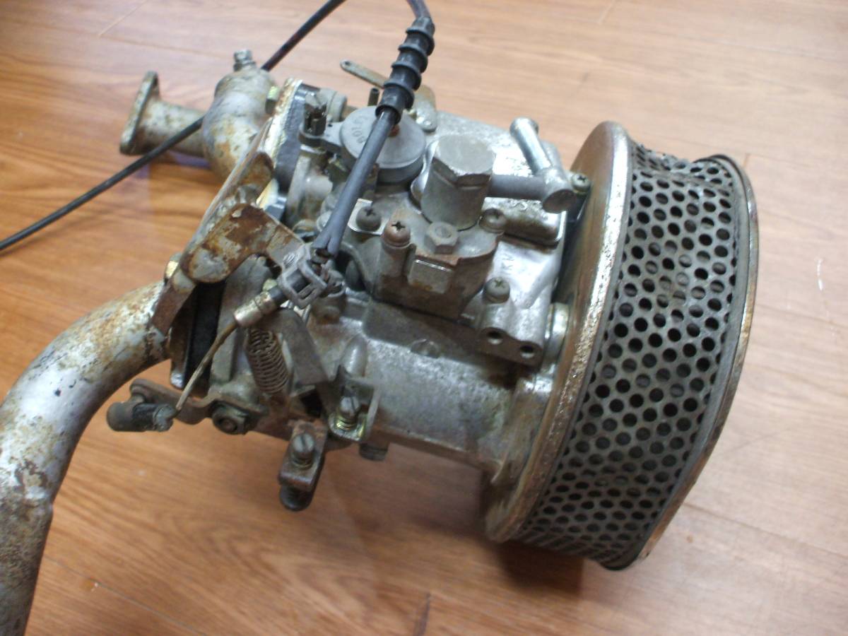 OSエンジン キャブレター付き トヨタ スポーツ800 2Uエンジン SOLEXキャブレター インマニ