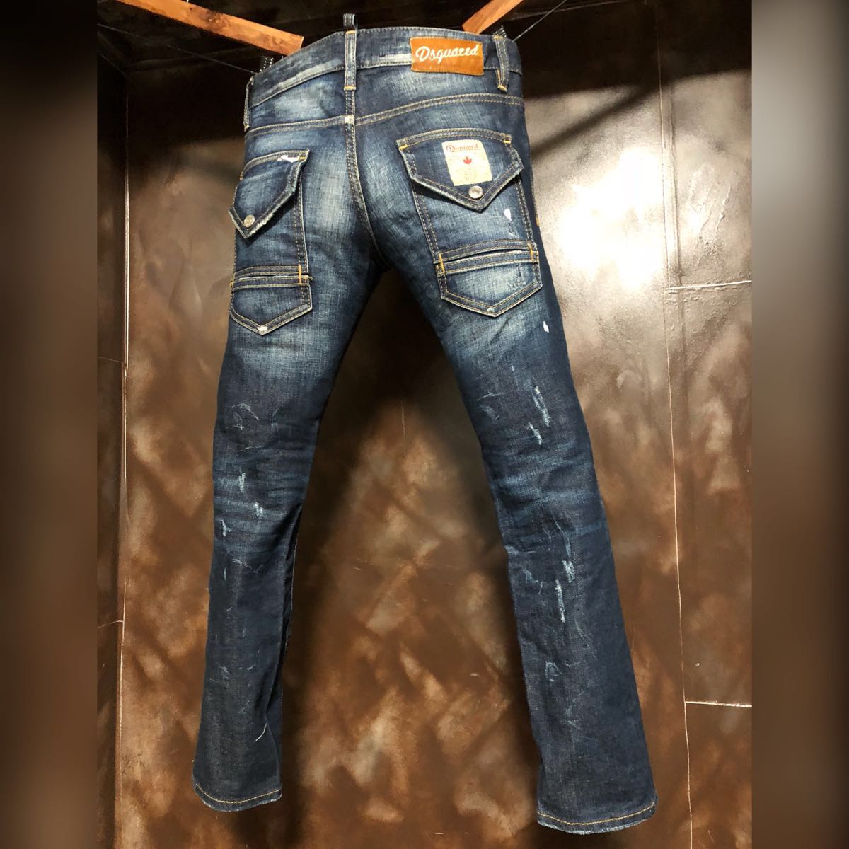 Dsquared2 ディースクエアード ストレッチ ペンキデニム 42 XS