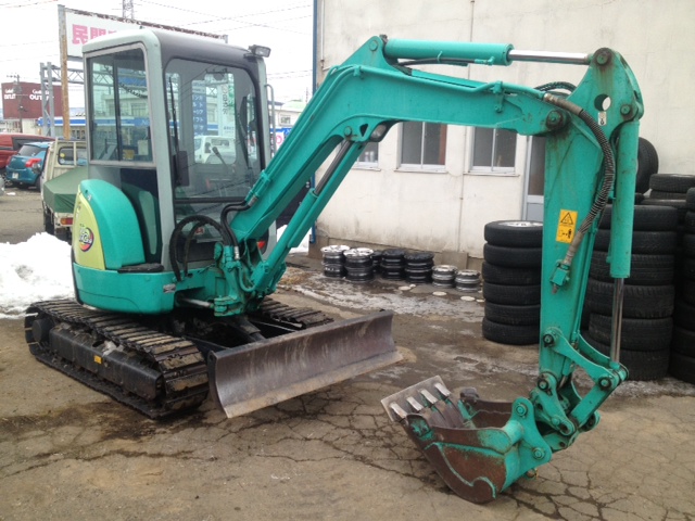 岩手発!ヤンマー ユンボ バックホー Vio 35-2 3.5t キャビン付!4593 