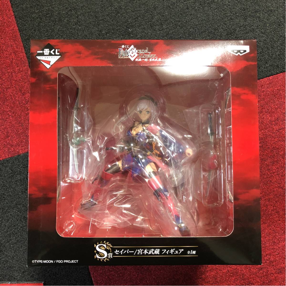新品未開封 一番くじ FGO Fate/Grand Order 剣轟一閃 宮本武蔵、ここに推参！ S賞 セイバー 宮本武蔵 フィギュア