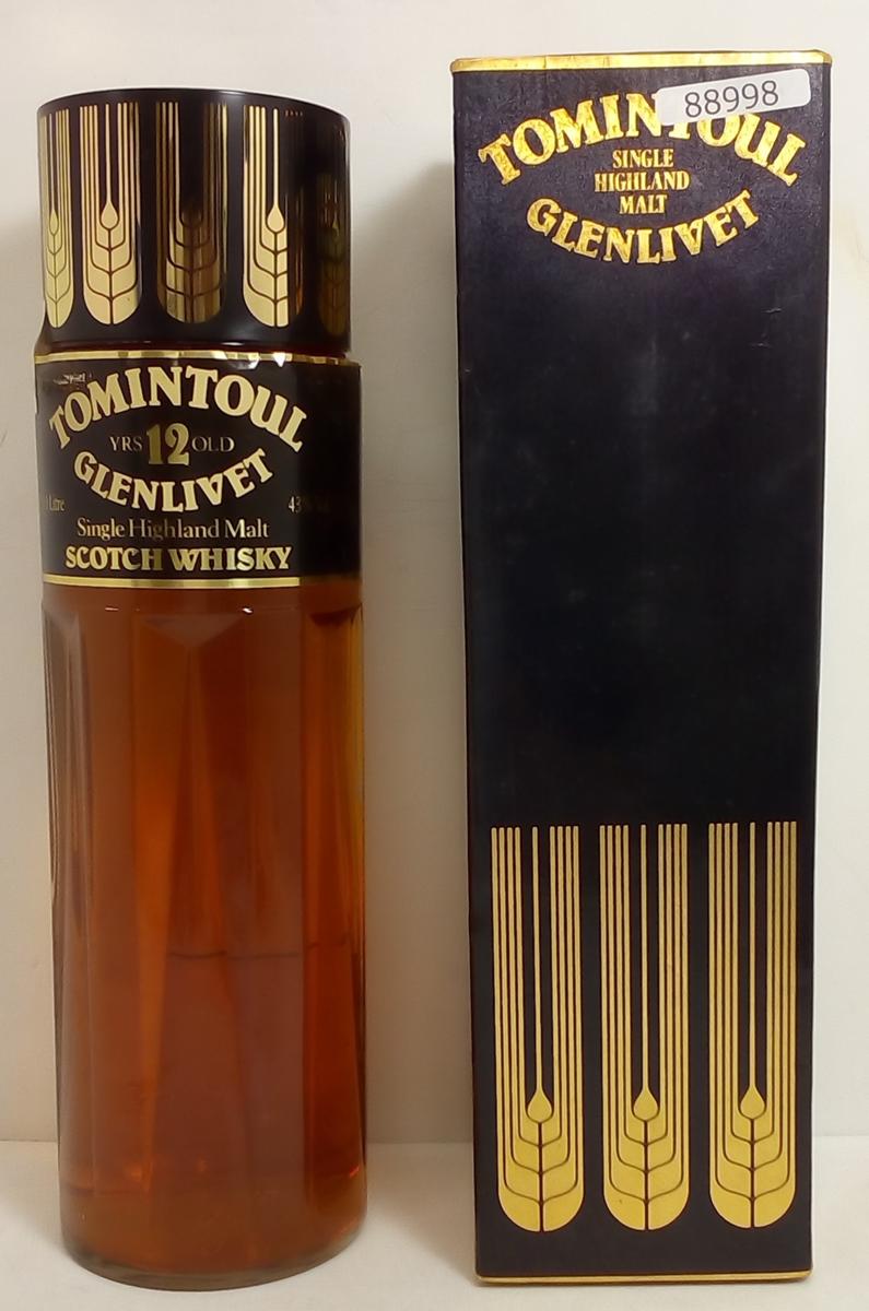 トミントール GLENLIVET TOMINTOUL 750ml Tomintoul Scoth Whisky 12年