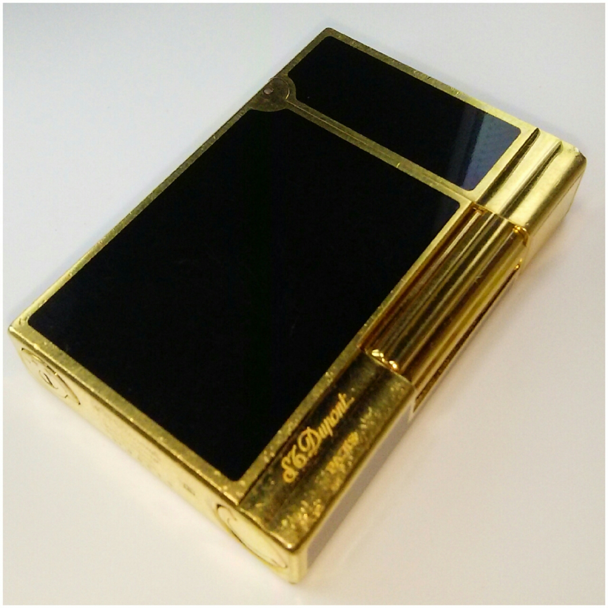 S.T.Dupont デュポン ライター ギャッツビー ゴールド×黒漆 | JOBS 