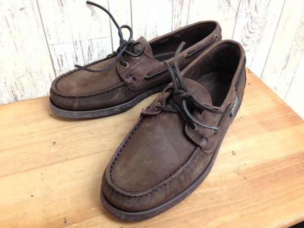 セール，低価 S64 Paraboot/パラブーツ デッキシューズ 茶 7(パラブーツ)｜売買されたオークション情報、yahooの商品情報をアーカイブ公開 - オークファン パラブーツ