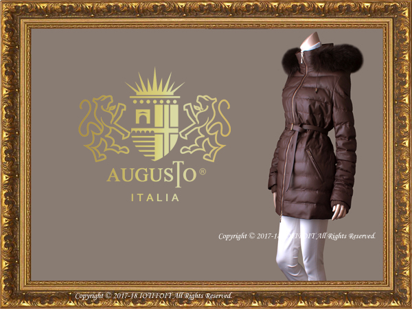 正規品，2025 size40=7号 アウグスト 140万 世界最高峰ラムレザーダウンコート 茶 ブラウン フォックスファーフード毛皮付 VIP限定品 イタリア製(0)｜売買されたオークション情報、yahooの商品情報をアーカイ 女性用