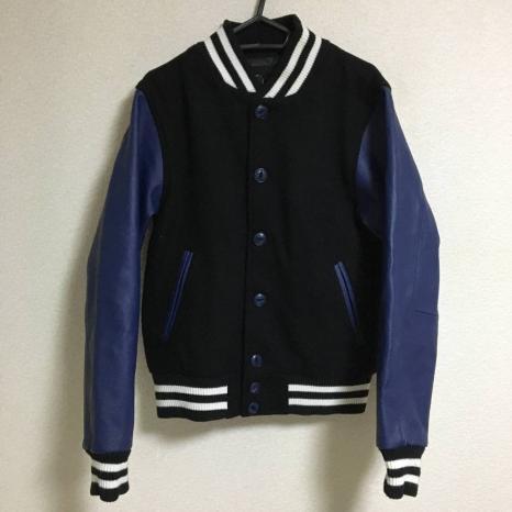 チャンピオン Champion 袖 レザー スタジャン M アワードジャケット