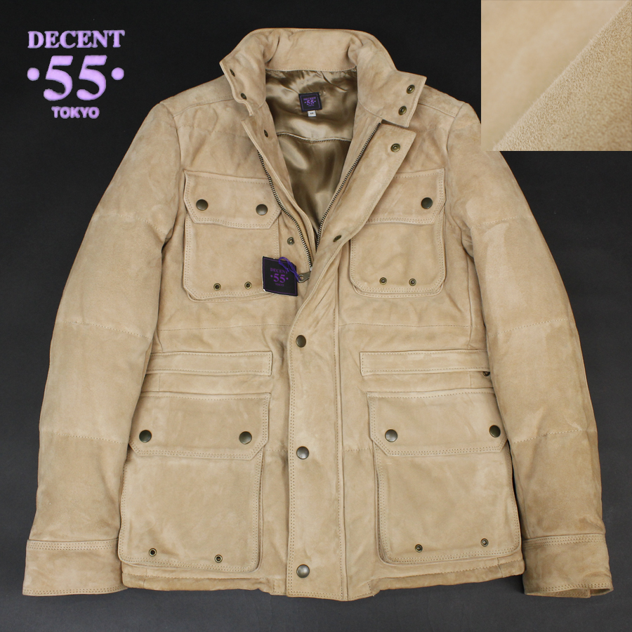 美品 DECENT.55 TOKYO ディセント 山羊革 ヌバック オールレザー 