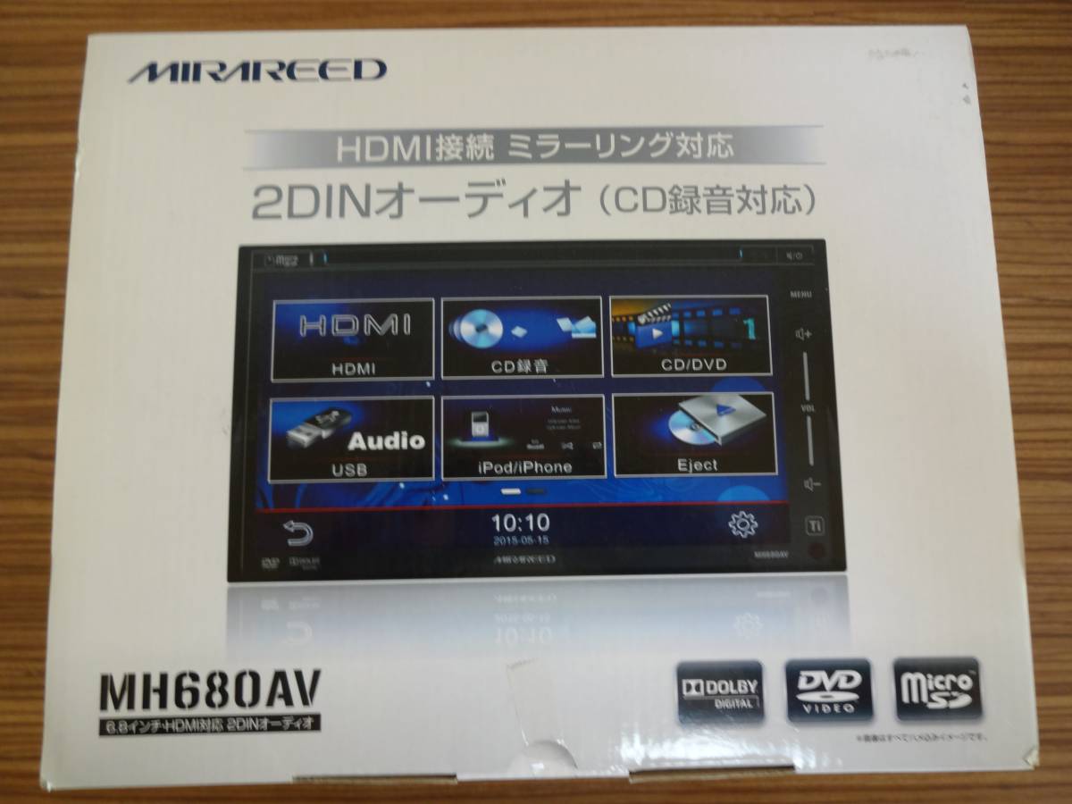 MH680AV ミラリード MIRAREED サク2910さま専用！カーオーディオ 中古