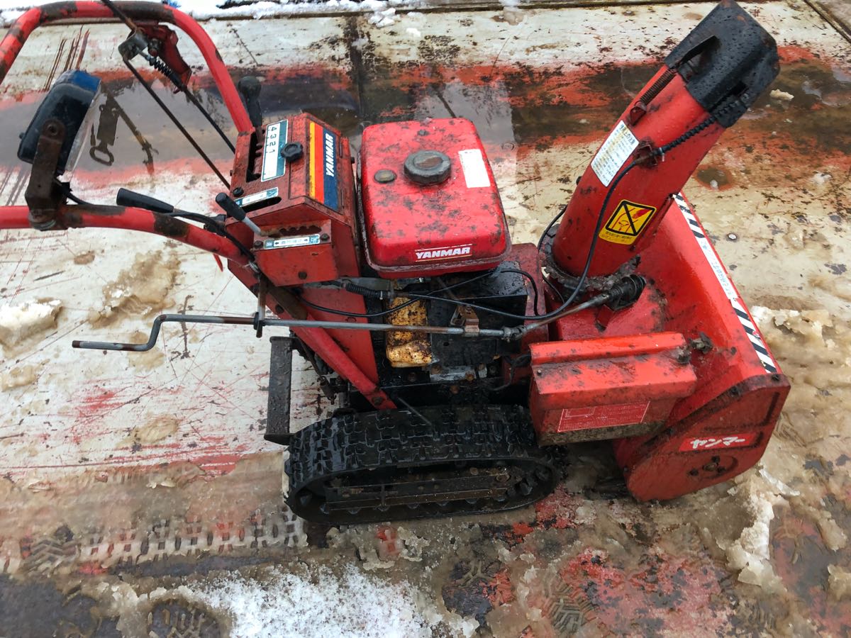 YANMAR 除雪機 YSR60S エンジン始動OK 岐阜県、セル始動OK！ヤンマー