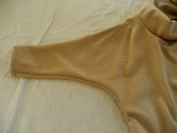ハンドメイド ワンピース 起毛ラメドット 肉厚woolのふかふかあたたか