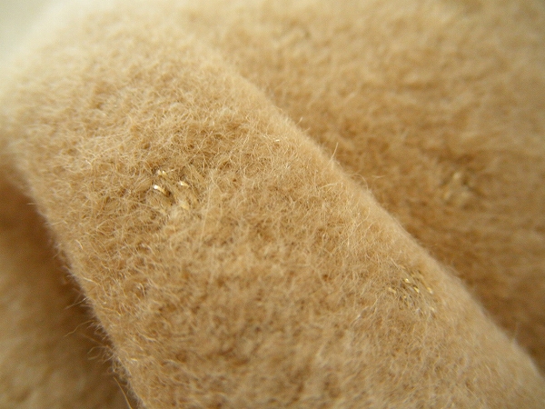 ハンドメイド ワンピース 起毛ラメドット 肉厚woolのふかふかあたたか
