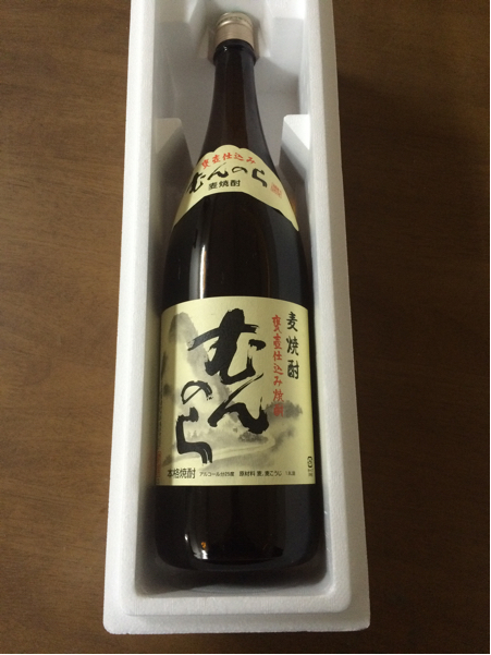 むんのら 1800ml 村尾酒造 村尾 麦焼酎 甕壺仕込み 甕壺仕込み麦焼酎 △