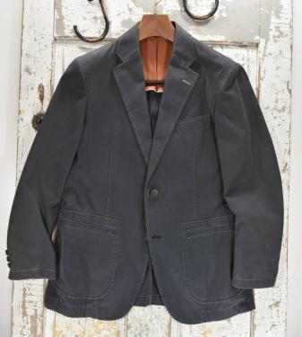 激安大特価，得価 LANVIN Collection ランバン コレクション テーラードジャケット ブレザー 48 グレー 2つボタン コットン 日本製(男性用)｜売買されたオークション情報、yahooの商品情報をアーカイブ公開 - オーク 男性用