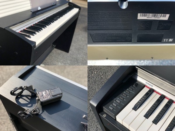 名機 CASIO カシオ Privia プリヴィア PX-730BK 88鍵盤 電子ピアノ