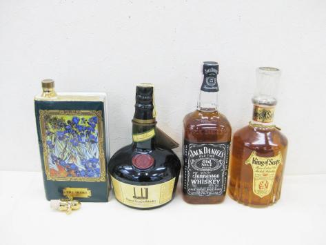 洋酒4本セット ウイスキー ブランデー 4本セット 未開封 34☆0329 未