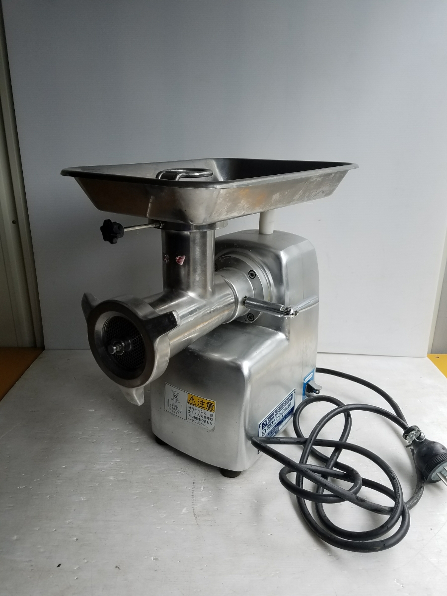 中古】 ワタナべ ミンチ機 ミートチョッパー 3相200V ワタナベフー