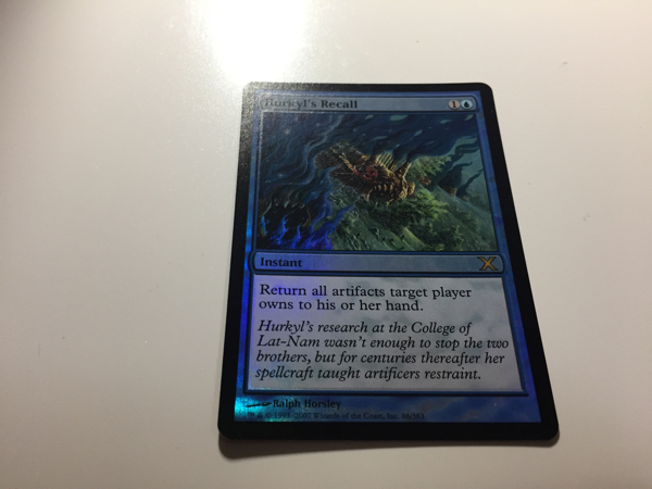 MTG　ハーキルの召還術　foil ハーキルの召還術⁄Hurkyl's Recall 10ED日本語foil Recall《日本語