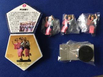 ▽海洋堂 サッポロビール 中国四国物産展 フィギュア版 阿波踊り おしい