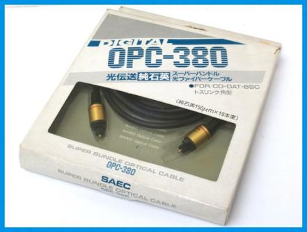 74577★SAEC/サエク 光デジタルケーブル 1.5m/OPC-380/純石英 多芯タイプ