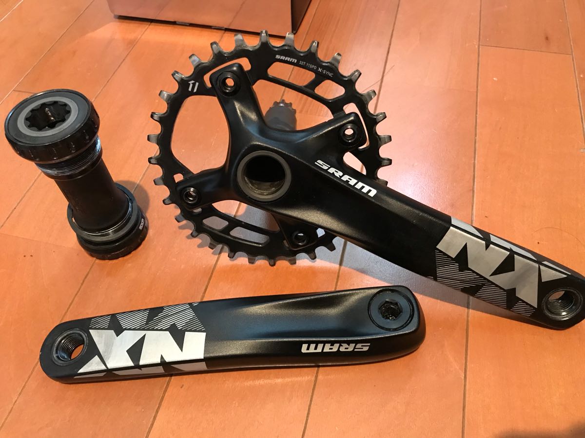 SRAM NX 1x11s クランク GXP BB付属 JIS スラム 【公式通販】