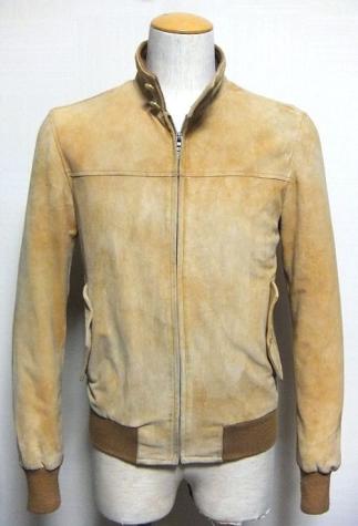 大人気，2025 イタリア製:Impervela インペルヴェッラ .レザーブルゾン44 S位/UNITED ARROWS取扱い/G9スイングトップ型/柔らかいゴートヌバックレザー(ジャンパー、ブルゾン)｜売買されたオークション情報、yahoo 男性用