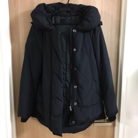 美品☆JEANASISジーナシス☆中綿入りコート☆フード取り外しOK 