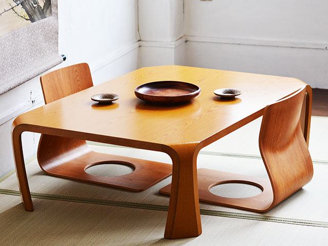 ◎カリモク家具 伸張式 ダイニングテーブル 96-134cm 食卓机 karimoku