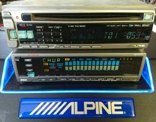 アルパイン CDA-7845J TDA-5643 CD カセット テープ イコライザー