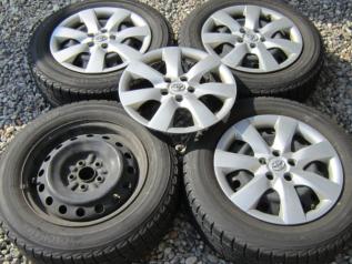 195/65R15　ヨコハマ/スタッドレスタイヤ　＆　ホイール（wキャップ付）　4本セット　売切り