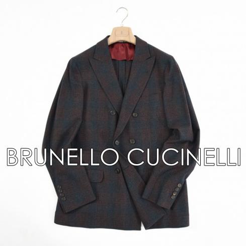 新品 42万 BRUNELLO CUCINELLI 50 テーラードジャケット 6つボタン 