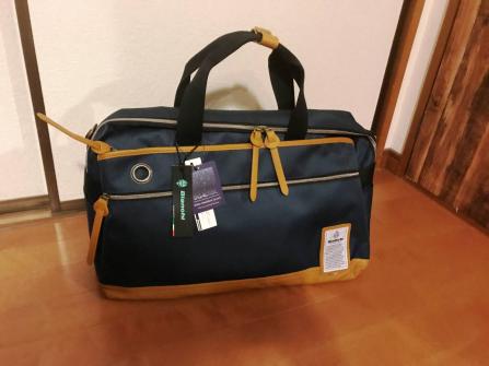 新品未使用 Bianchi ボストンバック NBTC-41 ネイビー ショルダー 