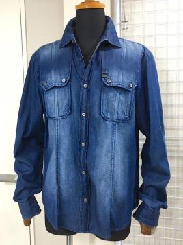  12Y80201J ARMANI アルマーニ メンズ デニム 長袖 シャツ ジャケット ブルゾン アウター ジャンバー L 送料格安300円(長袖シャツ)｜売買されたオークション情報、yahooの商品情報をアーカイブ公開 - 男性用