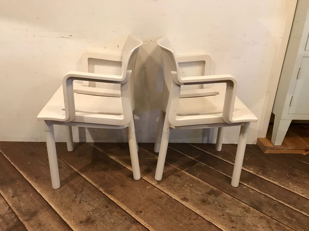 廃盤】Kartell 社Anna Castelli Ferrieriスタッキングチェア2脚