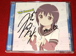 ゆるゆり 津田美波 直筆サイン 船見結衣 カード OP & ED & きゃにめ