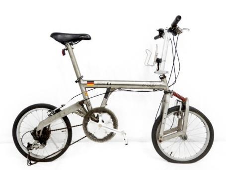 受賞セール】 ジャンク BD-1 チタン ミニベロ 自転車 楽直 Y2945659 お