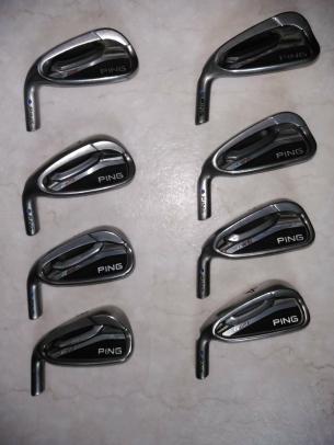PING G25アイアンセット 黒ドット　ヘッドのみ G25 ピン PING レフティ 4-W 左利きアイアン 7本セット DG S200 7本