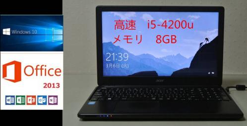 Acer - acerノートPC i5 SSD換装済み Acer ノートパソコン Core i5 メモリ4GB Win10 SSD交換済 Acer acer