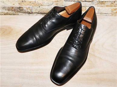 美品　フォーマル　フェラガモSTUDIO ストレートチップ　26.5 定価9万円/美品/フェラガモ/Ferragamo/ストレートチップドレス/黒/29